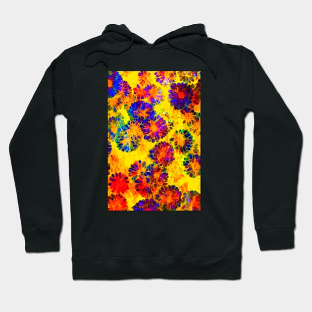 BOHO floral design - bright and colorful Hoodie by ArtDreamStudio